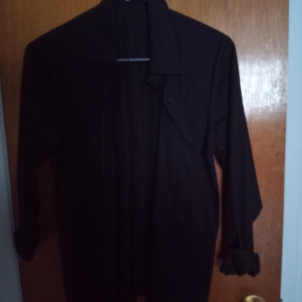 Classic Black Button Down Shirt for Women